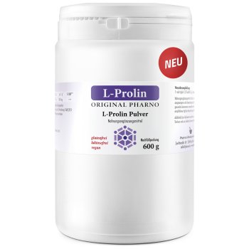 L-Prolin-pulver-600g  Etikett